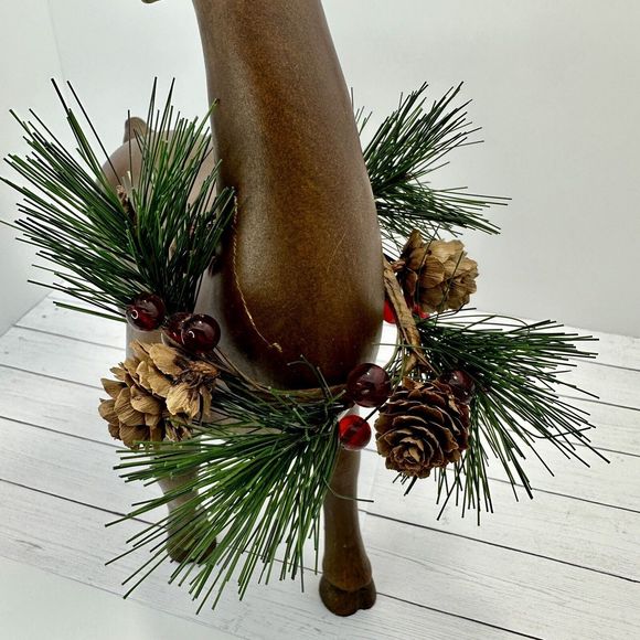 Large Resin Votive Candle Reindeer - Picture 10 of 16